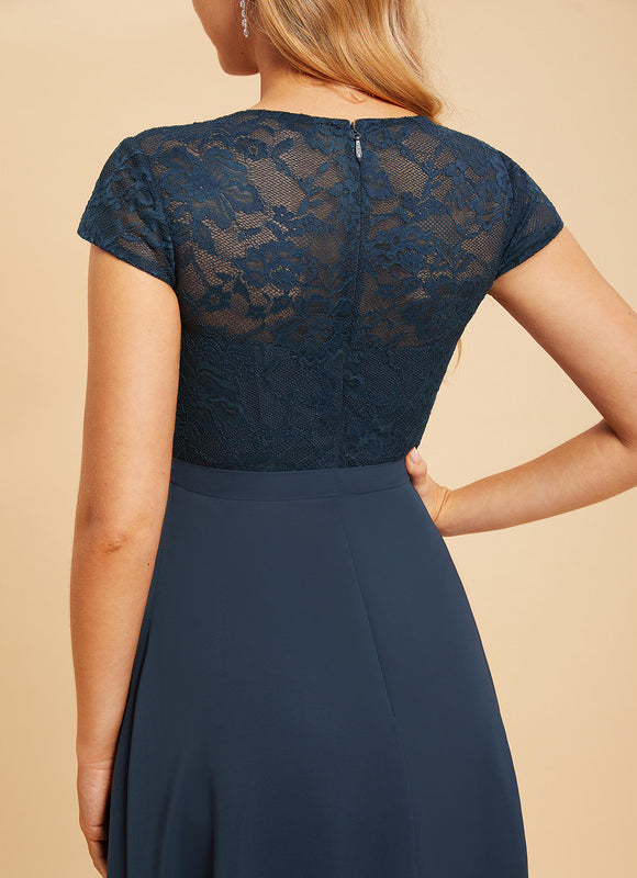 Robe Demoiselle D'Honneur Aérienne Indigo - gallery 6