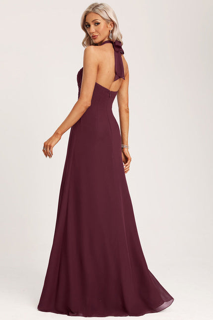 Robe Demoiselle D'Honneur Florale Légère - gallery 6