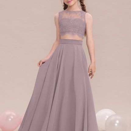 Robe Demoiselle D'Honneur Élégante Enfantine