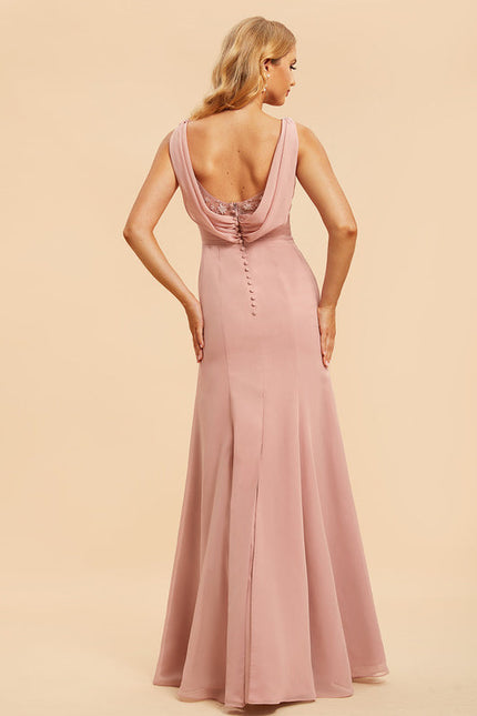 Robe Demoiselle D'Honneur Sirène Chic - gallery 1