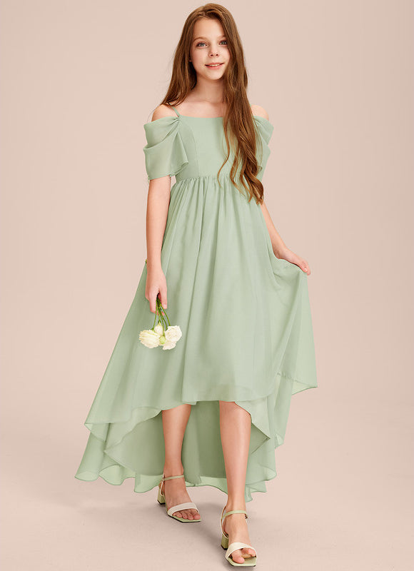 Robe Demoiselle D'Honneur Aérienne Menthe - gallery 1