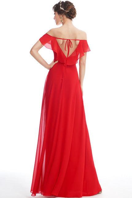 Robe Demoiselle D'Honneur Bordeaux Chic - gallery 3