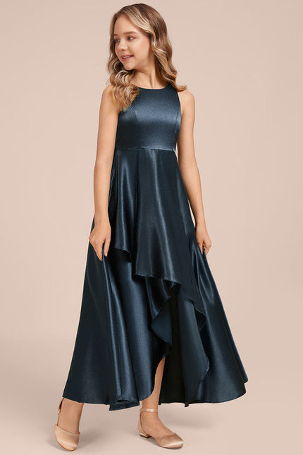 Robe Demoiselle D'Honneur Satin Nuit - gallery 5