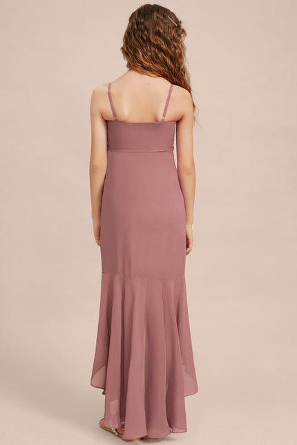 Robe Demoiselle D'Honneur Flottante Rosée - gallery 7