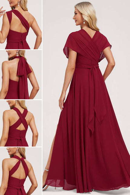 Robe Demoiselle D'Honneur Asymétrique - gallery 2