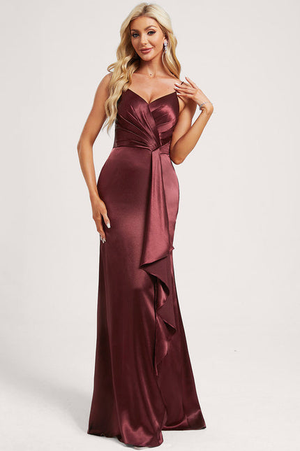 Robe Demoiselle D'Honneur Satin Élégance - gallery 1