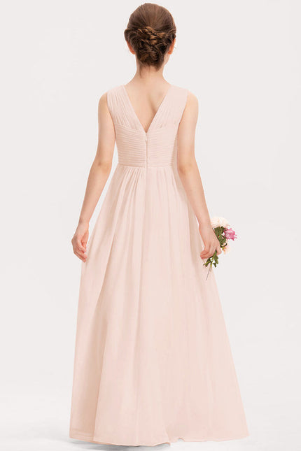 Robe Demoiselle D'Honneur Verte Éthérée - gallery 1