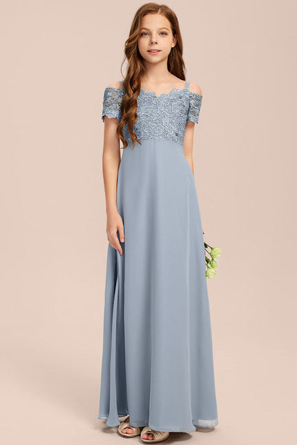 Robe Bleu Pastel Demoiselle D'Honneur - gallery 1