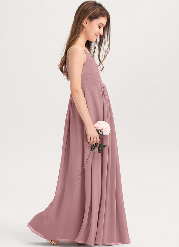 Robe Demoiselle D'Honneur Verte Éthérée - gallery 4