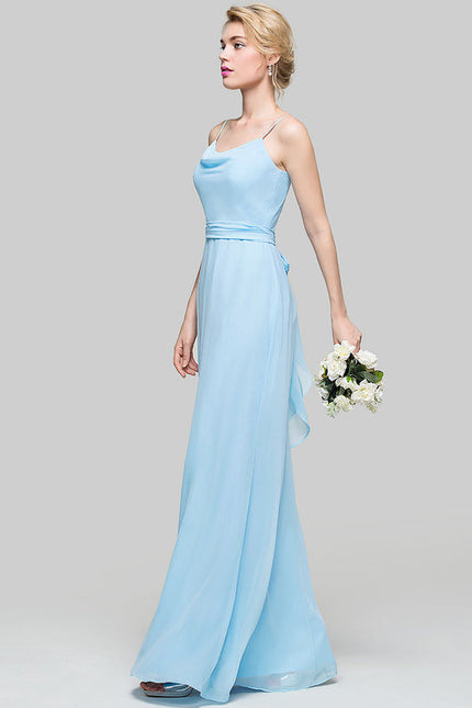 Robe Demoiselle D'Honneur Col V Fluidité - gallery 7