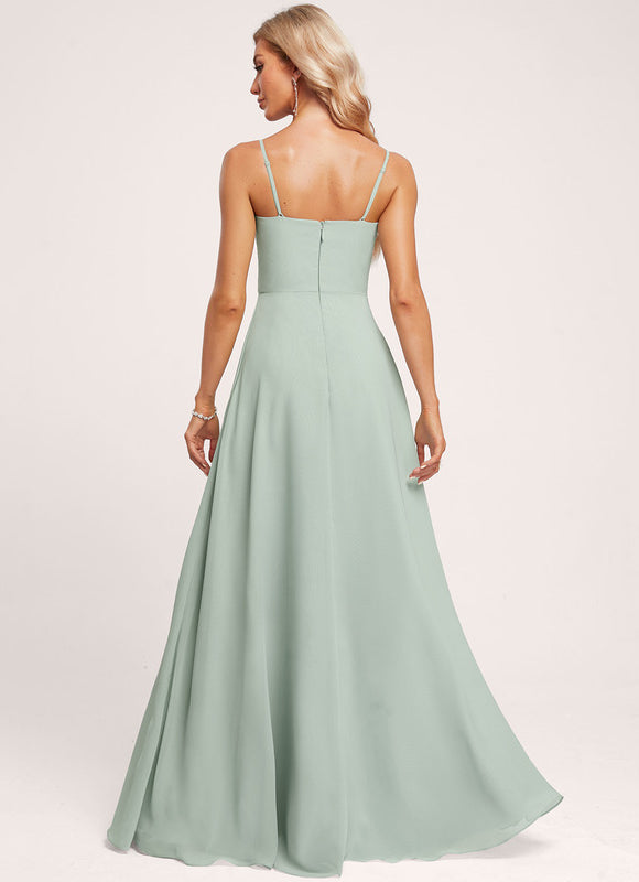 Robe Demoiselle D'Honneur Fluide Mint - gallery 1