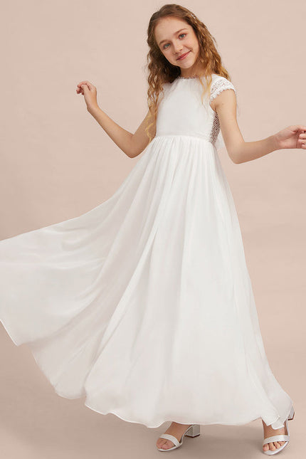 Robe Demoiselle D'Honneur Élégante Enfantine - gallery 5