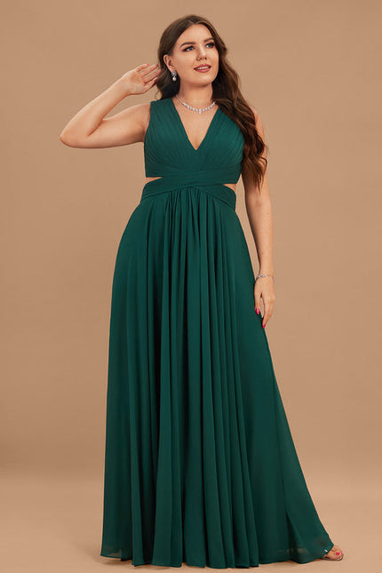 Robe Demoiselle D'Honneur Élégante Bordeaux - gallery 6