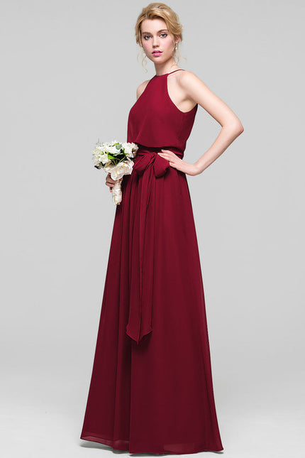 Robe Demoiselle D'Honneur Mousseline Lila - gallery 3