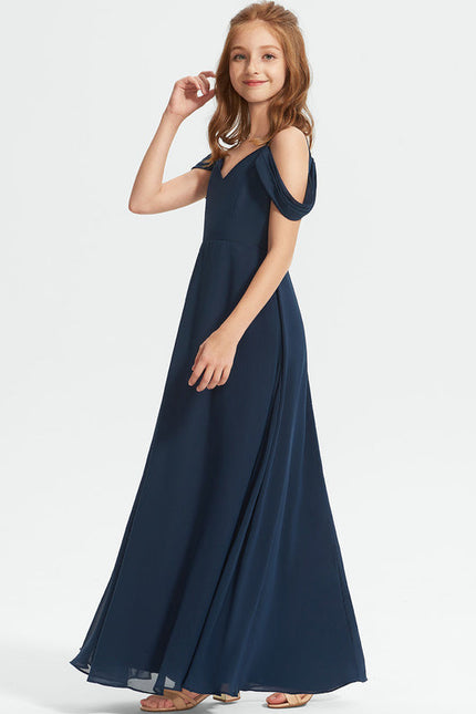 Robe Demoiselle D'Honneur Flottante Cerise - gallery 1