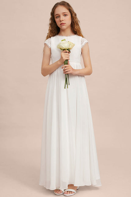 Robe Demoiselle D'Honneur Élégante Enfantine - gallery 4