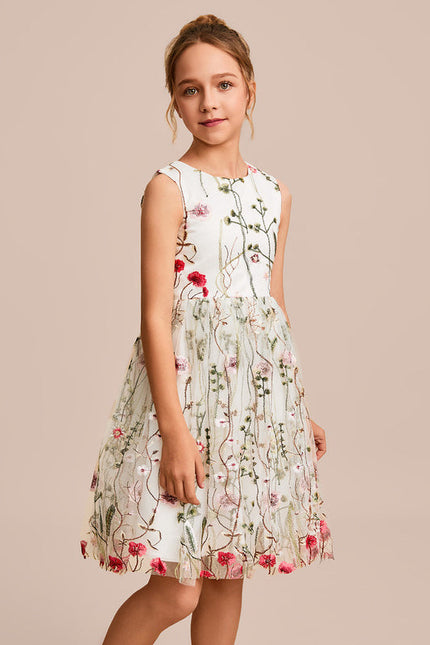 Robe Demoiselle D'Honneur Florale Enchantée - gallery 2