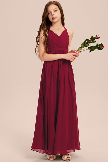 Robe Demoiselle D'Honneur Verte Éthérée - gallery 7