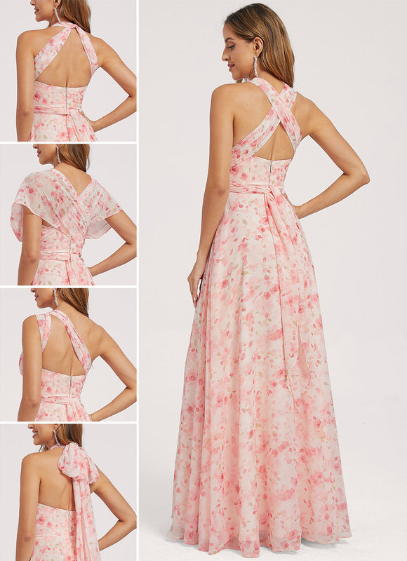 Robe Demoiselle D'Honneur Asymétrique - gallery 1