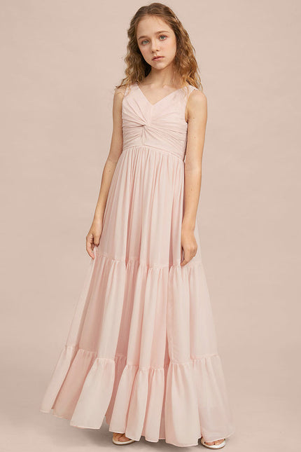 Robe Demoiselle D'Honneur Verte Éthérée - gallery 4