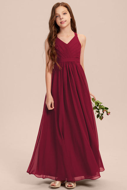 Robe Demoiselle D'Honneur Verte Éthérée