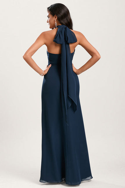 Robe Demoiselle D'Honneur Élégance Marine - gallery 6