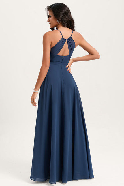 Robe Demoiselle D'Honneur Col V Fluidité - gallery 2