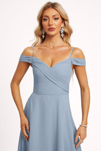 Robe Demoiselle D'Honneur Éthérée Rose - gallery 2