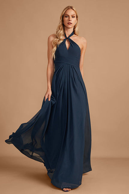 Robe Demoiselle D'Honneur Mousseline Éthérée - gallery 2