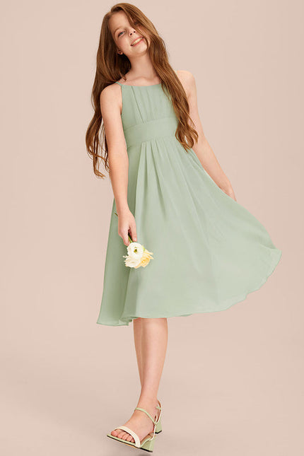 Robe Demoiselle D'Honneur Bleu Nuit Fluide - gallery 3