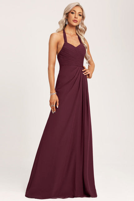 Robe Demoiselle D'Honneur Florale Légère - gallery 4