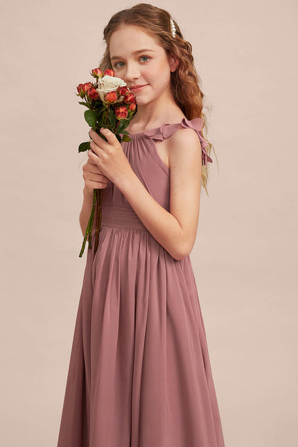 Robe Demoiselle D'Honneur Flottante Poudrée - gallery 2