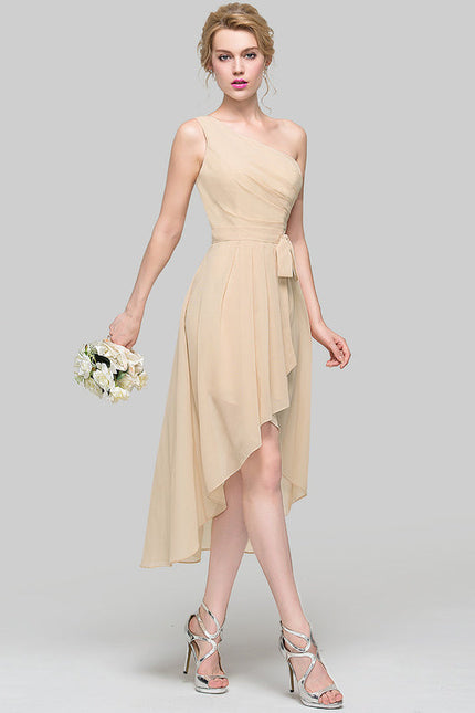 Robe Demoiselle D'Honneur Élégance Sable - gallery 1