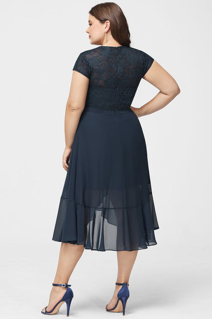 Robe Demoiselle D'Honneur Aérienne Indigo - gallery 9