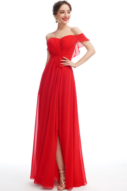 Robe Demoiselle D'Honneur Bordeaux Chic - gallery 1