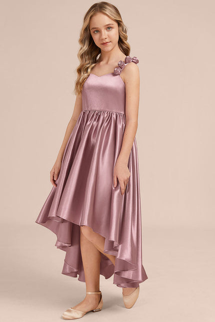 Robe Demoiselle D'Honneur Satinée Chic - gallery 1