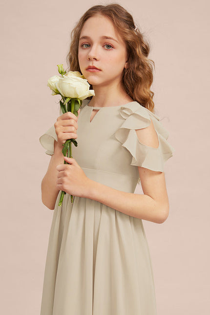 Robe Demoiselle D'Honneur Nuit Marine Fluide - gallery 3