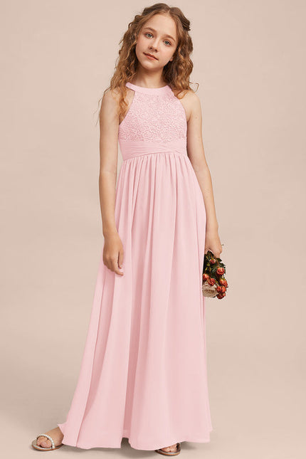 Robe Demoiselle D'Honneur Aérienne Rose - gallery 7