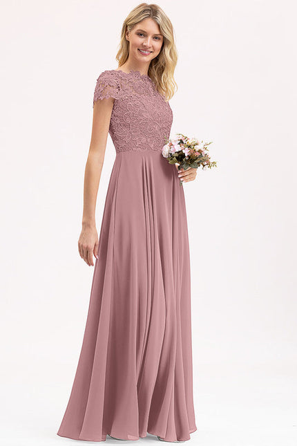 Robe Demoiselle D'Honneur Mousse Poudrée - gallery 4