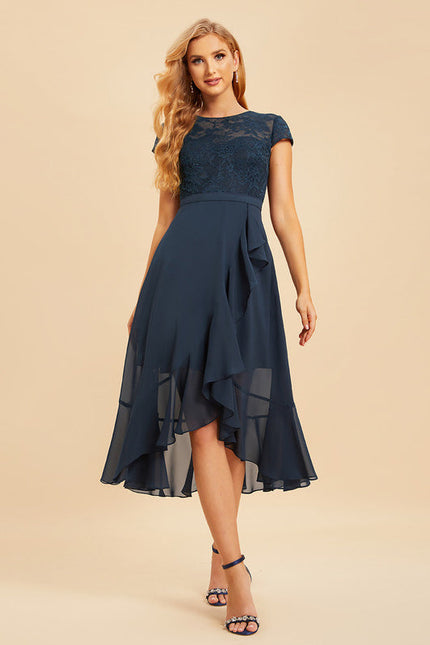 Robe Demoiselle D'Honneur Aérienne Indigo