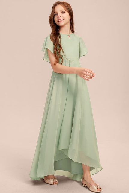 Robe Demoiselle D'Honneur Nuit Marine Fluide - gallery 6