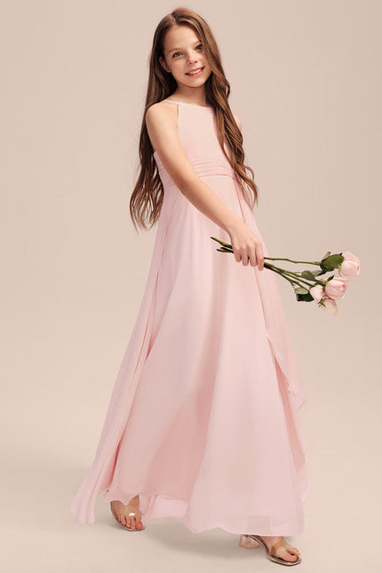 Robe Demoiselle D'Honneur Flottante Prune - gallery 2