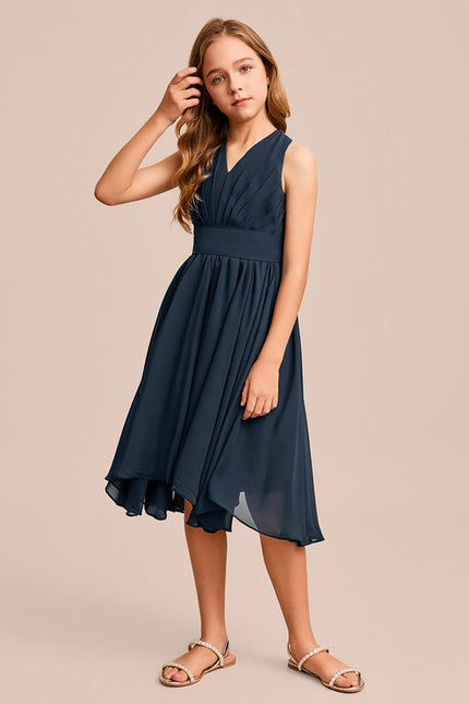 Robe Demoiselle D'Honneur Ailée Vert Pastel - gallery 3