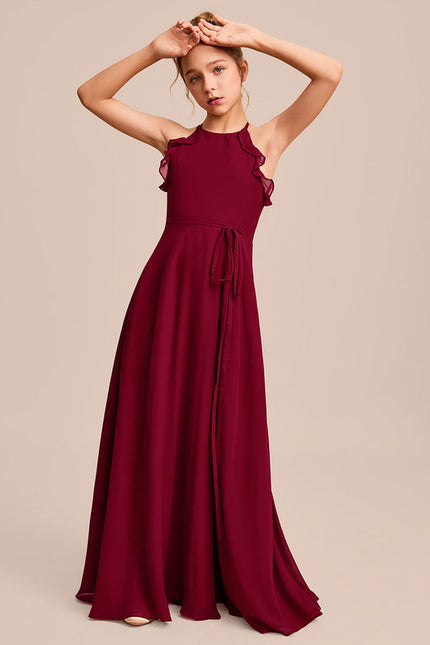 Robe Demoiselle D'Honneur Aquarelle Verte - gallery 3