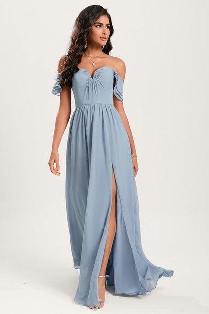 Robe Demoiselle D'Honneur Bordeaux Chic - gallery 2