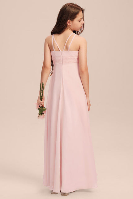 Robe Demoiselle D'Honneur Flottante Prune - gallery 3