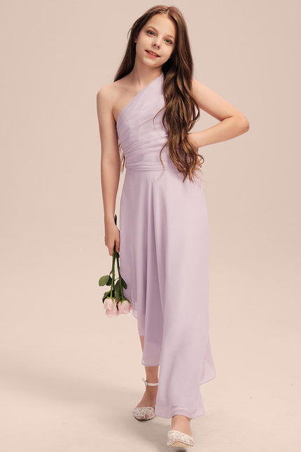 Robe Demoiselle D'Honneur Plissée Légère - gallery 3