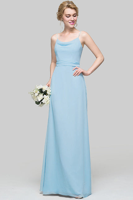 Robe Demoiselle D'Honneur Col V Fluidité - gallery 1