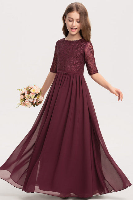 Robe Demoiselle D'Honneur Élégante Enfantine - gallery 2