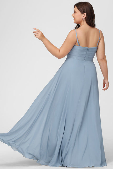 Robe Demoiselle D'Honneur Élégante Bordeaux - gallery 4